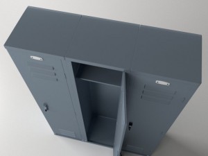 locker 3D Model