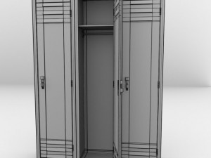locker 3D Model