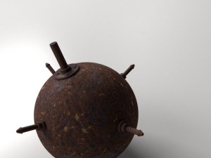 naval mine 3D Model