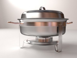 chafing dish 3D Model