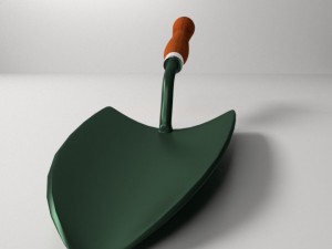garden trowel 3D Модель