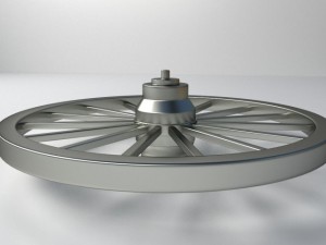 metal wheel 3D Модель