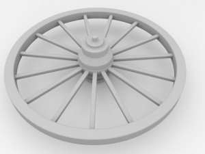metal wheel 3D Модель