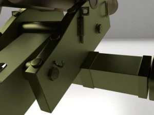 double barreled cannon 3D Model