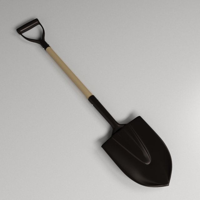 shovel 3D 모델 .c4d .max .obj .3ds .fbx .stl .blend
