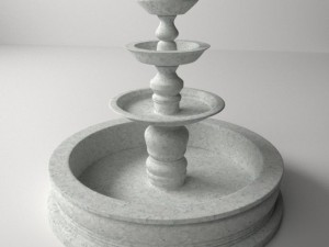 fountain 3D Model