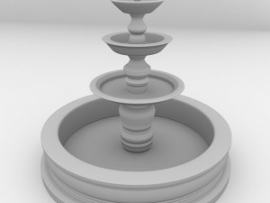 fountain Modelo 3D