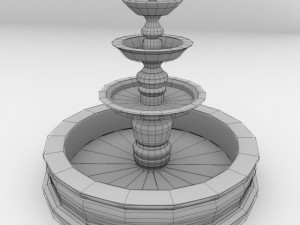 fountain Modelo 3D