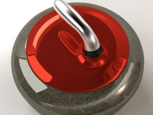 curling stone Model 3D