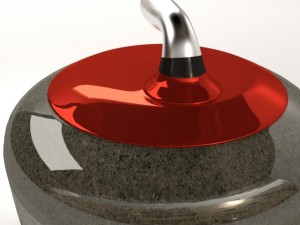 curling stone Model 3D