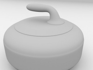 curling stone Model 3D