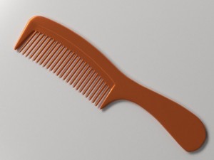 hair comb 3D-Modell