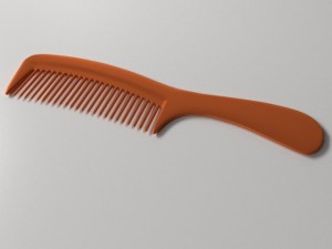 hair comb Modèle 3D