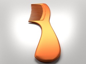 hair comb Modèle 3D