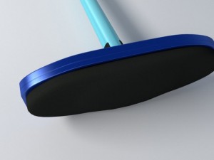 curling broom Model 3D