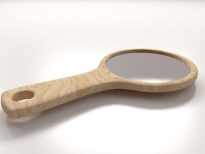 hand mirror Model 3D
