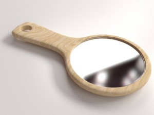 hand mirror Model 3D