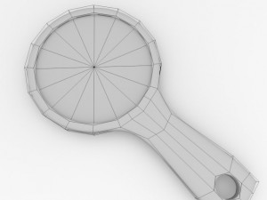 hand mirror Model 3D