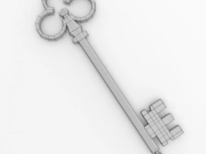 golden key 3D Model