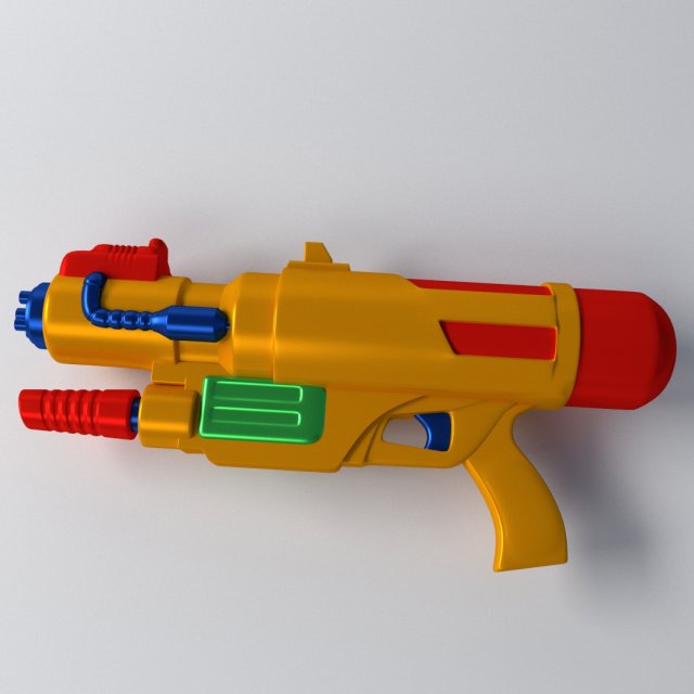 Water Gun 3D Model in Toys 3DExport
