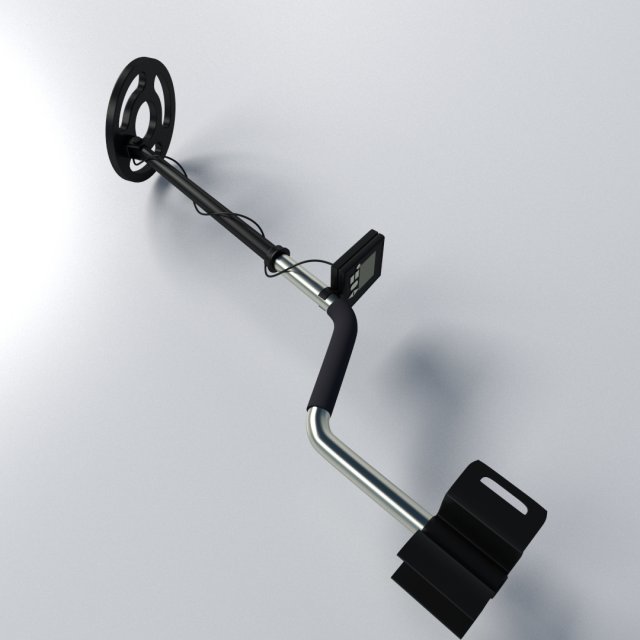 metal detector 3D Model .c4d .max .obj .3ds .fbx .stl .blend 