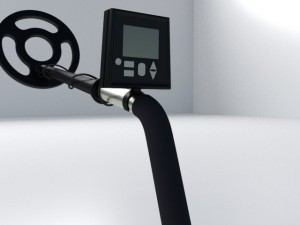 metal detector 3D Model