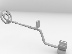 metal detector 3D Model