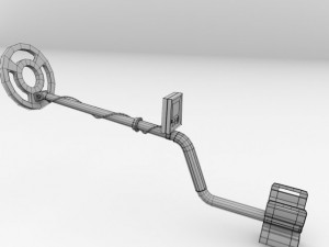 metal detector 3D Model
