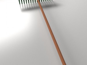 landscape rake 3D मॉडल