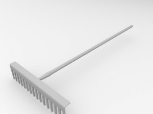 landscape rake 3D Модель