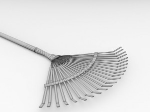 leaf rake 3D मॉडल