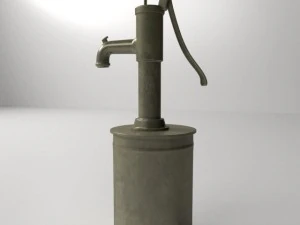 vintage water pump 3D Model