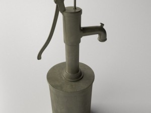 vintage water pump 3Dモデル