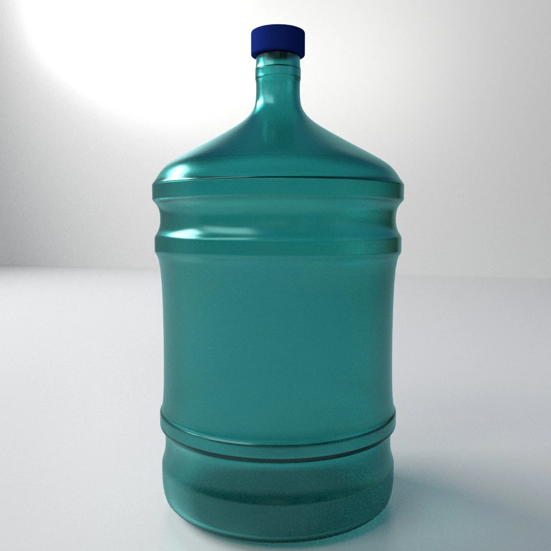 water dispenser bottle 3D Model .c4d .max .obj .3ds .fbx .stl .blend