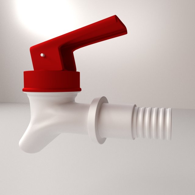 push tap Modello 3D .c4d .max .obj .3ds .fbx .stl .blend 