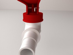 push tap Modello 3D