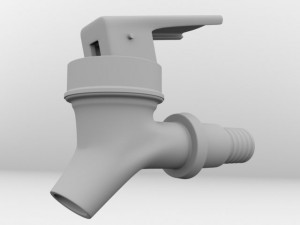 push tap Modello 3D
