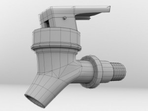 push tap Modello 3D