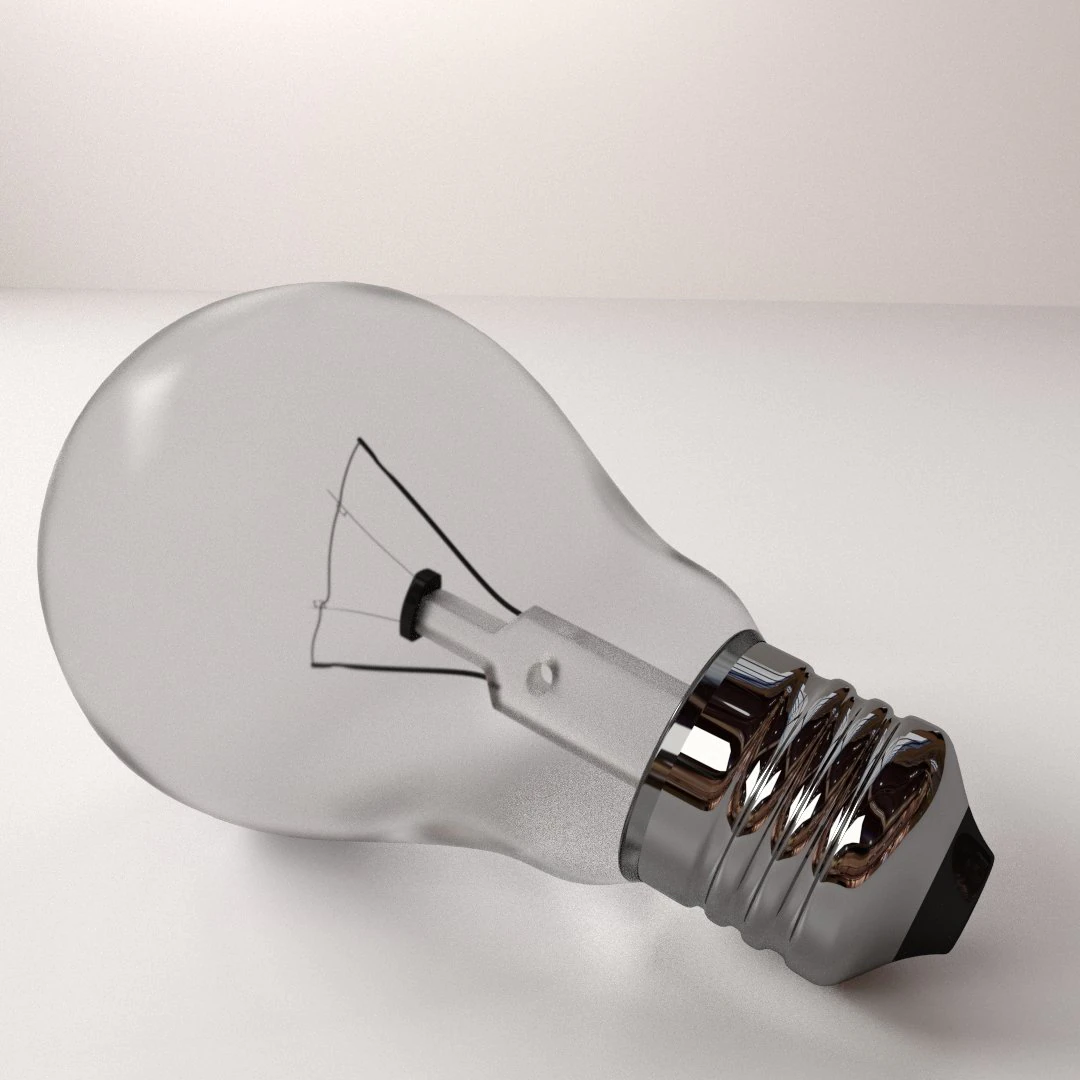 light bulb 3D Model .c4d .max .obj .3ds .fbx .stl .blend 