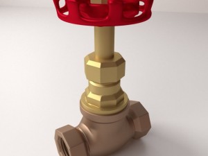 globe valve 3D 模型