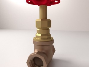 globe valve 3D 模型