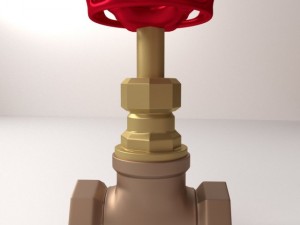 globe valve 3D 模型