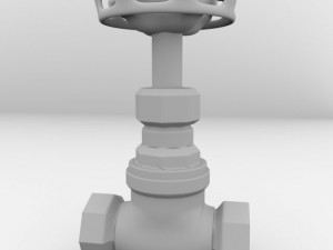 globe valve 3D 模型