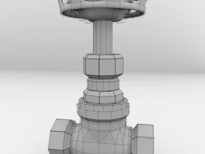 globe valve 3D Model