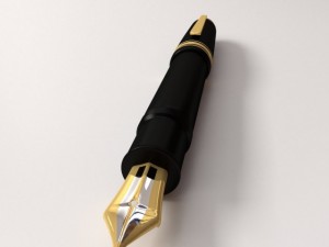 fountain pen 3Dモデル