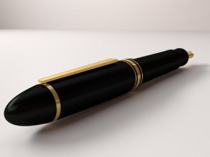 fountain pen 3Dモデル