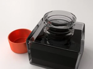bottiglia di inchiostro Modello 3D
