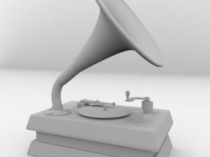 gramaphone 3D Model