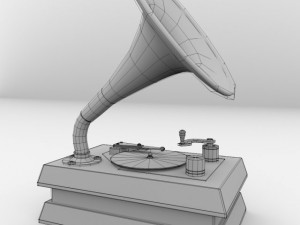 gramaphone 3D Model
