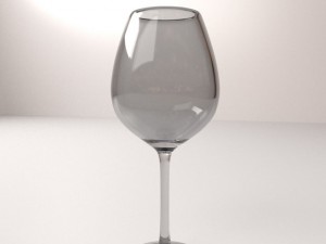 wine glass 3D Модель
